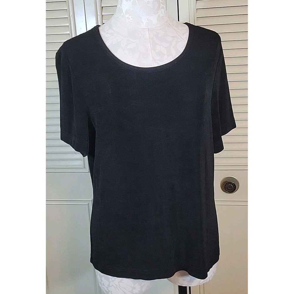 SOFTWEAR by Mark Singer Stretch Top Slinky Travel Packable Made in USA Womens XL